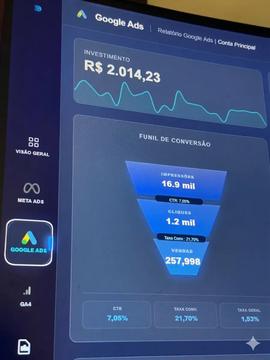 Dashboard Google Ads